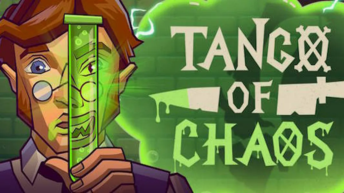 Cena intensa e caótica do jogo de slot Tango of Chaos